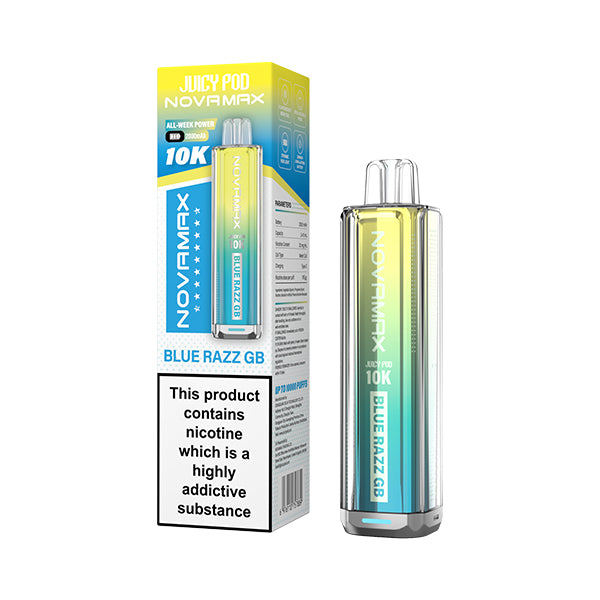 Blue Razz GB - Juicy Pod Nova Max 10k Kit