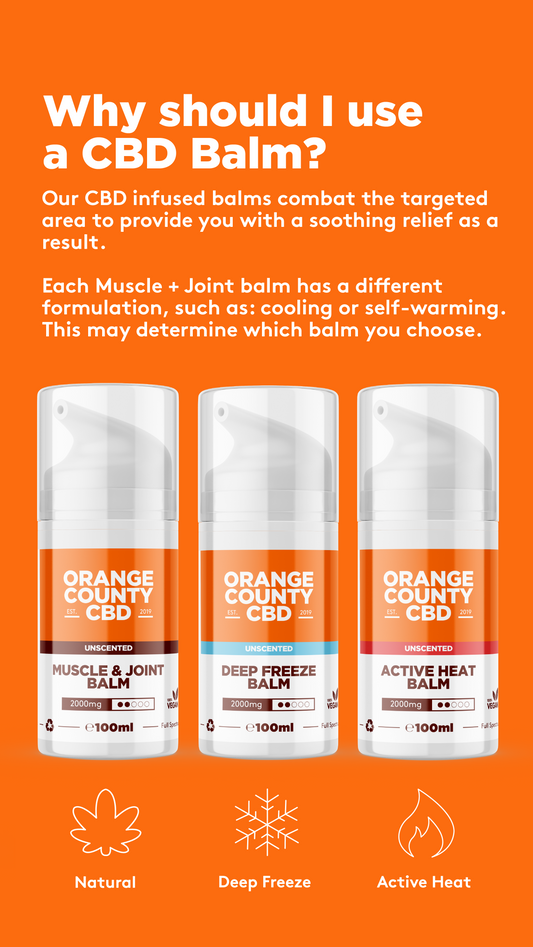 1000mg - CBD Active Heat Balm - 50ml