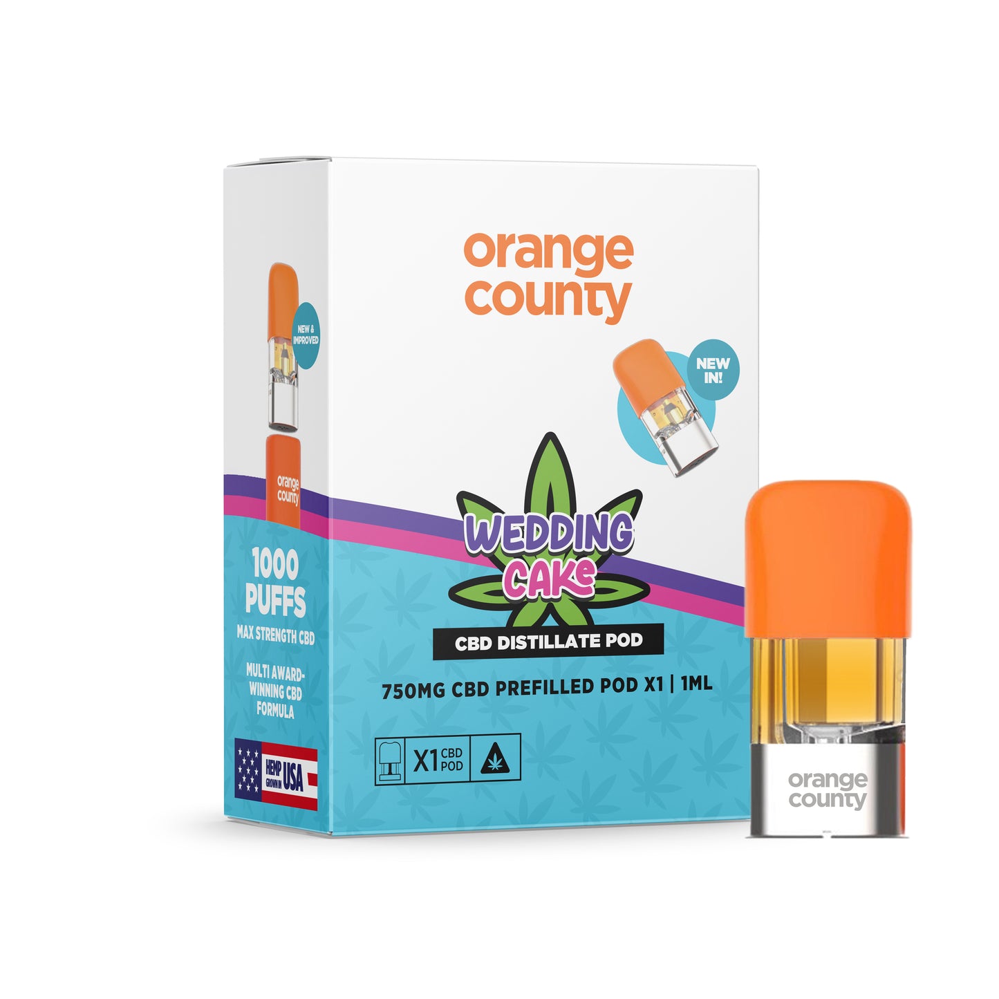 750mg - Wedding Cake Replacement Pod - 1ml