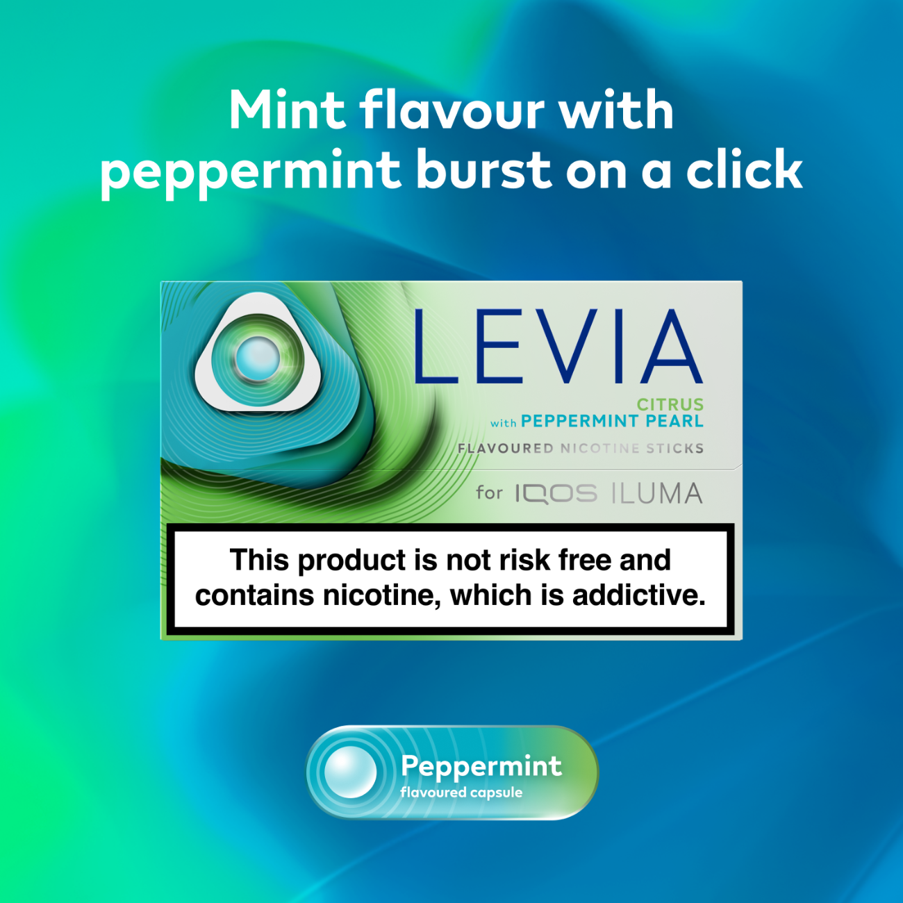 Citrus With Peppermint Pearl - Levia Zero Tobacco