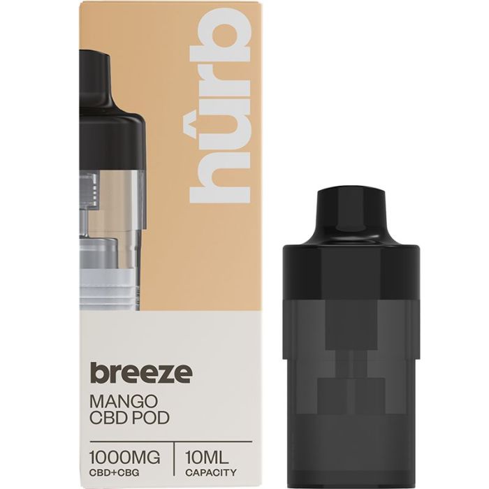 1000mg - Hurb CBD/CBG Mango - Replacement Pod - 10ml