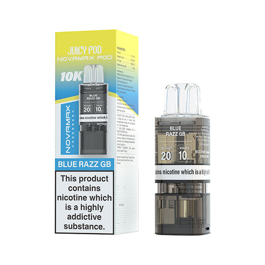 Blue Razz GB - Juicy Pod Nova Max 10k Refill