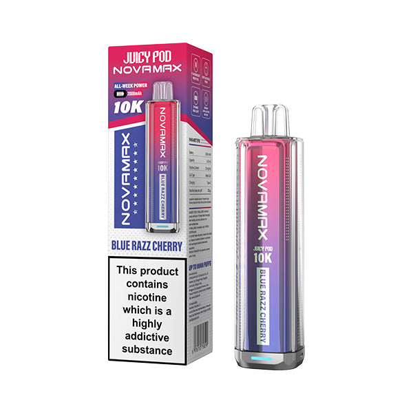 Blue Razz Cherry - Juicy Pod Nova Max 10k Kit