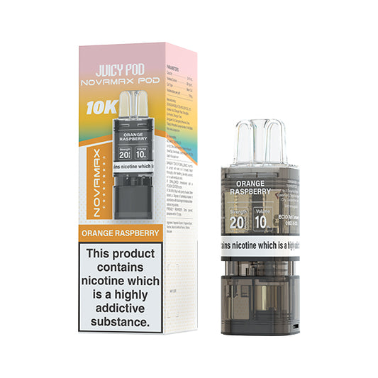 Orange & Raspberry - Juicy Pod Nova Max 10k Refill