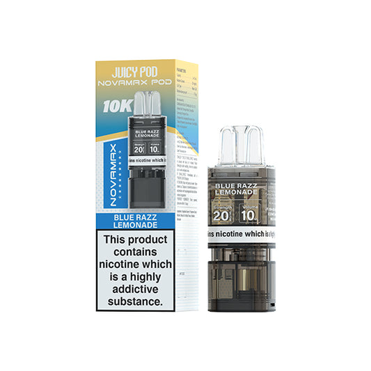Blue Razz Lemonade - Juicy Pod Nova Max 10k Kit Refill