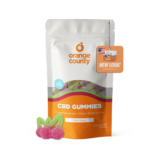 1200mg CBD Gummy Cherries - 20x 60mg Gummies