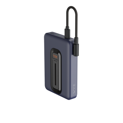 WYEFLUX - 10000mAh Magnetic Power Bank With Detachable Cable