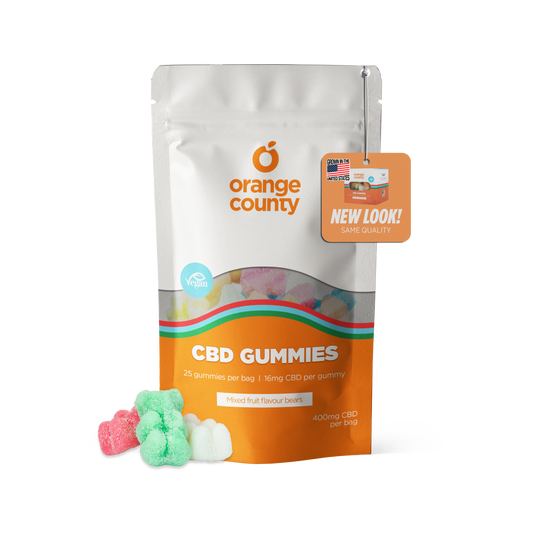 400mg CBD Gummy Bears - 25x 16mg Gummies