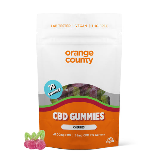 4800mg CBD Gummy Cherries - 70x 69mg Gummies