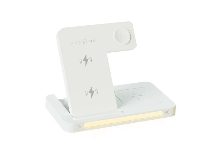 WYEFLUX - 15w 3in1 Wireless Charging Stand With LED