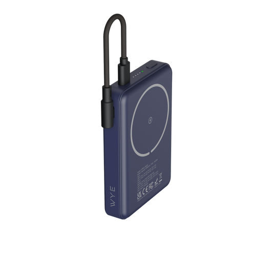 WYEFLUX - 10000mAh Magnetic Power Bank With Detachable Cable