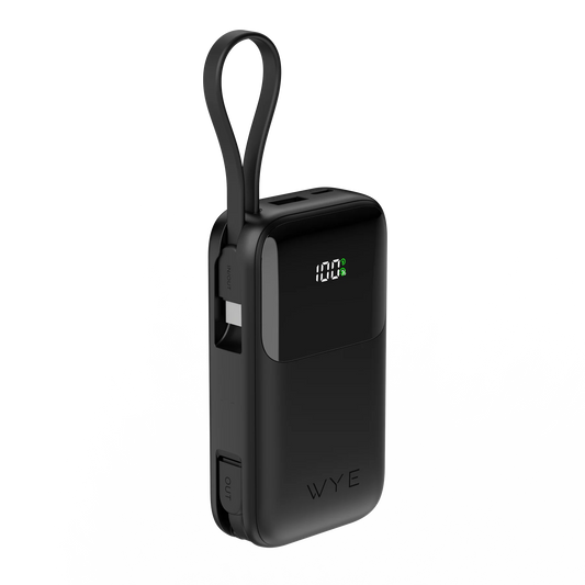 WYEFLUX - 20000mAh Fast Charging Power Bank With Built In Cables