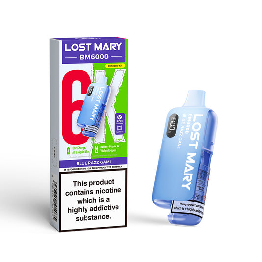 Blue Razz Gami - Lost Mary BM6000