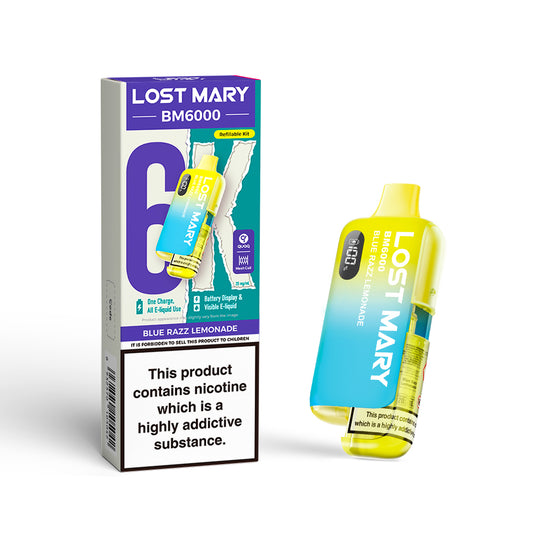 Blue Razz Lemonade - Lost Mary BM6000