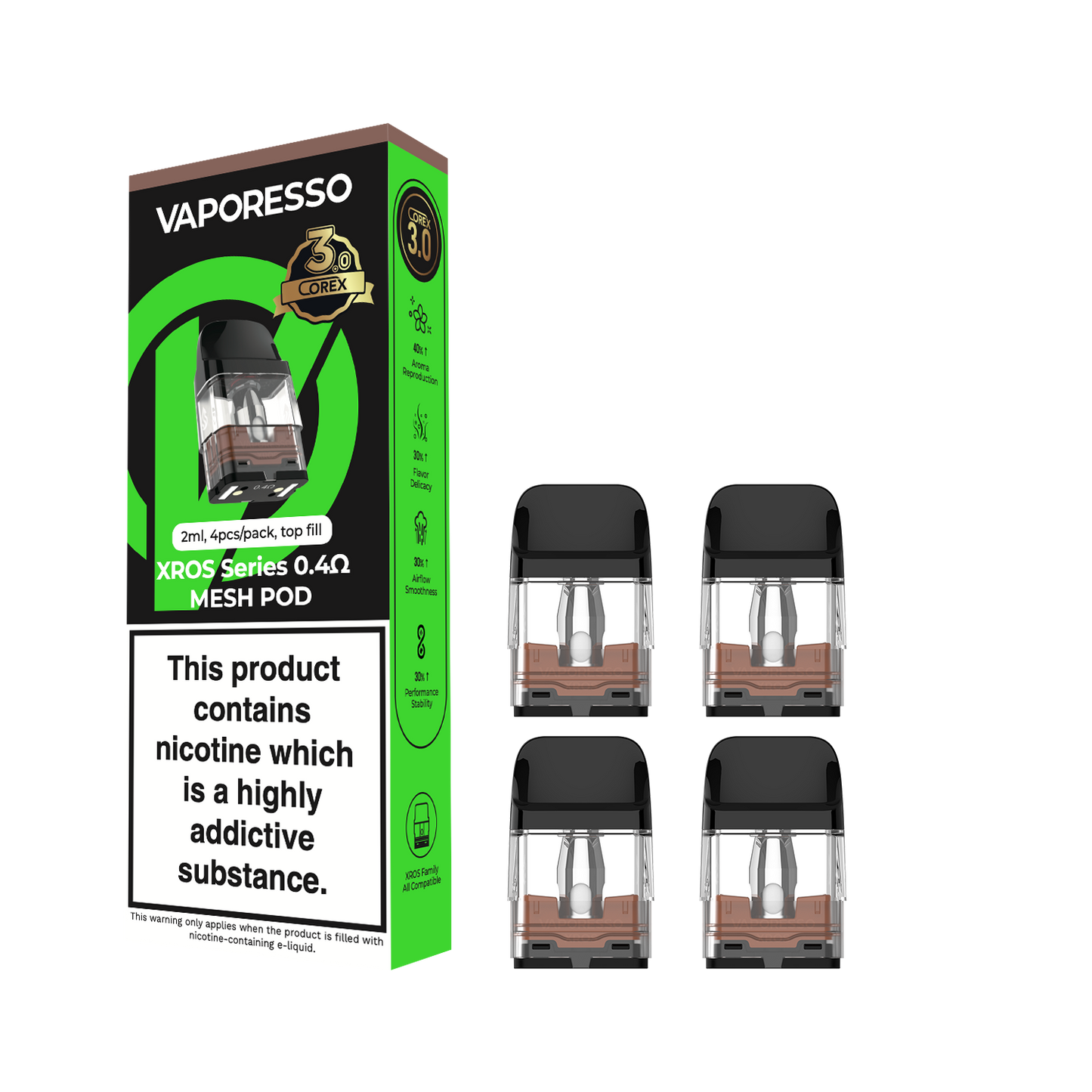 Vaporesso Xros 0.4Ω Pod Corex 3.0