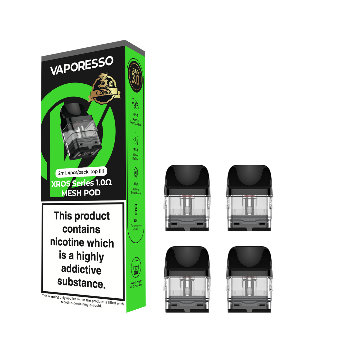 Vaporesso Xros 1.0Ω  Corex 3.0