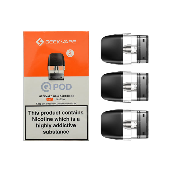 Geekvape - Q Pod 0.6Ω Replacement Pod (Top Fill)