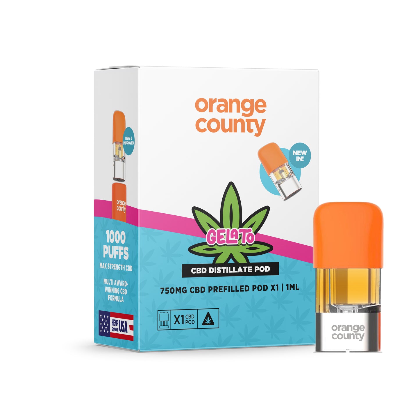 750mg - Gelato Replacement Pod - 1ml