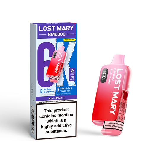 Juicy Peach - Lost Mary BM6000