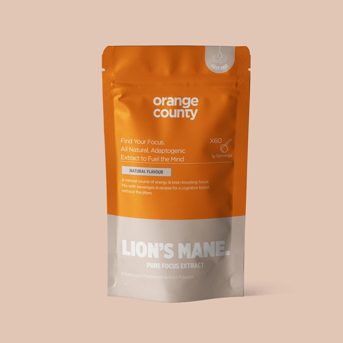 Orange County Lion's Mane Extract 240,000mg - 60 Servings