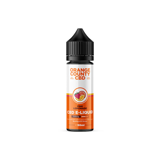 1500mg Pink Lemonade CBD E-Liquid - 50ml