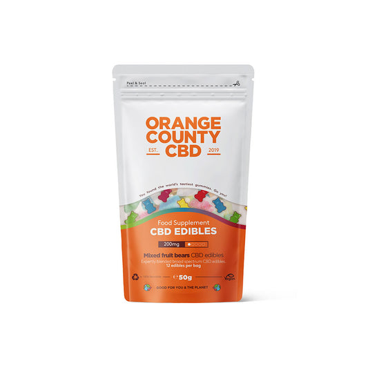 200mg CBD Gummy Bears - 12x 16.6mg Gummies