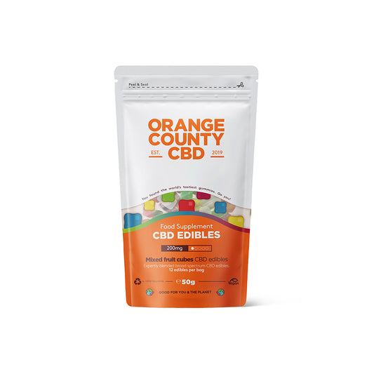 200mg CBD Gummy Cubes - 12x 16.6mg Gummies