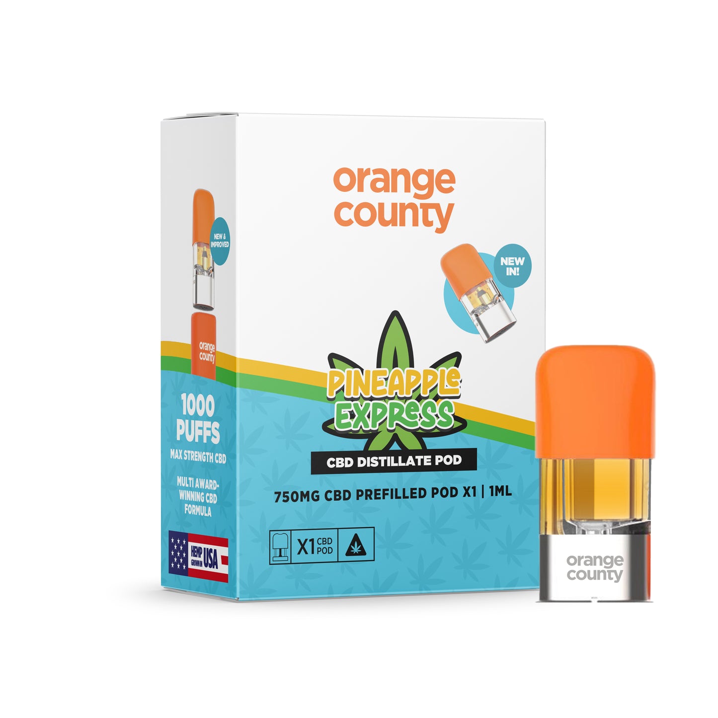 750mg - Pineapple Express Replacement Pod - 1ml
