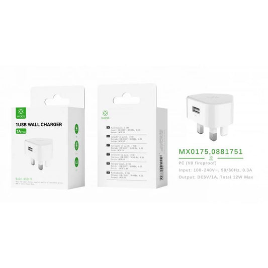 Woox - 1 USB Wall Charger - 1A