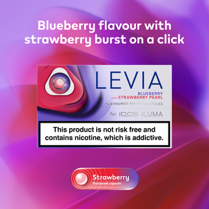 Blueberry With Strawberry Pearl - Levia Zero Tobacco