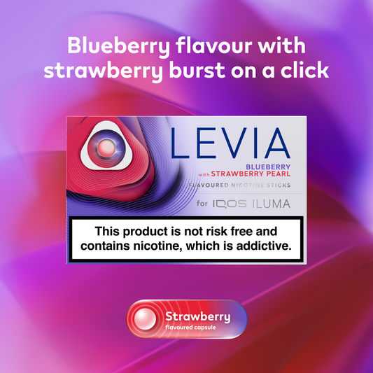 Blueberry With Strawberry Pearl - Levia Zero Tobacco