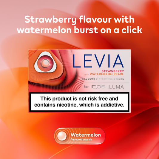 Strawberry With Watermelon Pearl - Levia Zero Tobacco