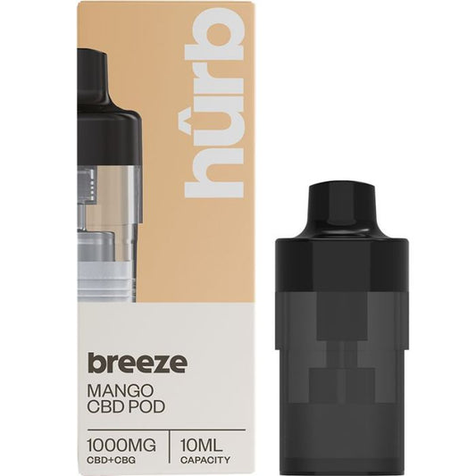 1000mg - Hurb CBD/CBG Mango - Replacement Pod - 10ml