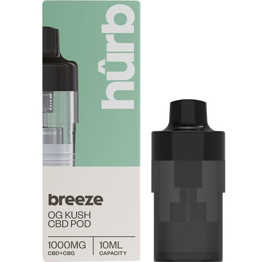 1000mg - Hurb CBD/CBG OG Kush - Replacement Pod - 10ml
